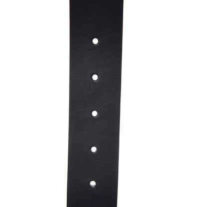 Gucci Selleria Calfskin Mens Interlocking G 37mm Belt 105 42 Black 5 of 9