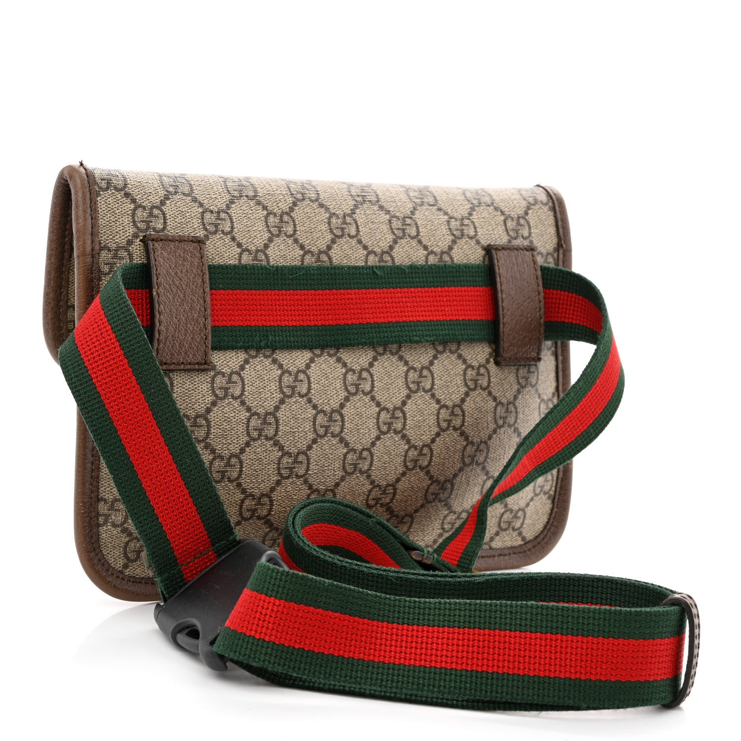 Gucci GG Supreme Monogram Neo Vintage Web Belt Bag Brown 3 of 10
