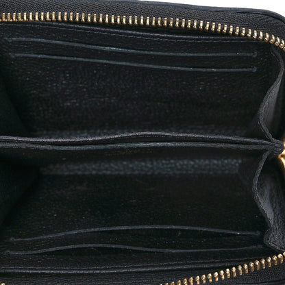 Louis Vuitton Empreinte Monogram Giant Zippy Coin Purse Black Beige 5 of 8