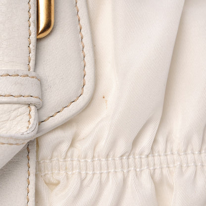 Prada Tessuto Nylon Gaufre Shopping Satchel White 10 of 16