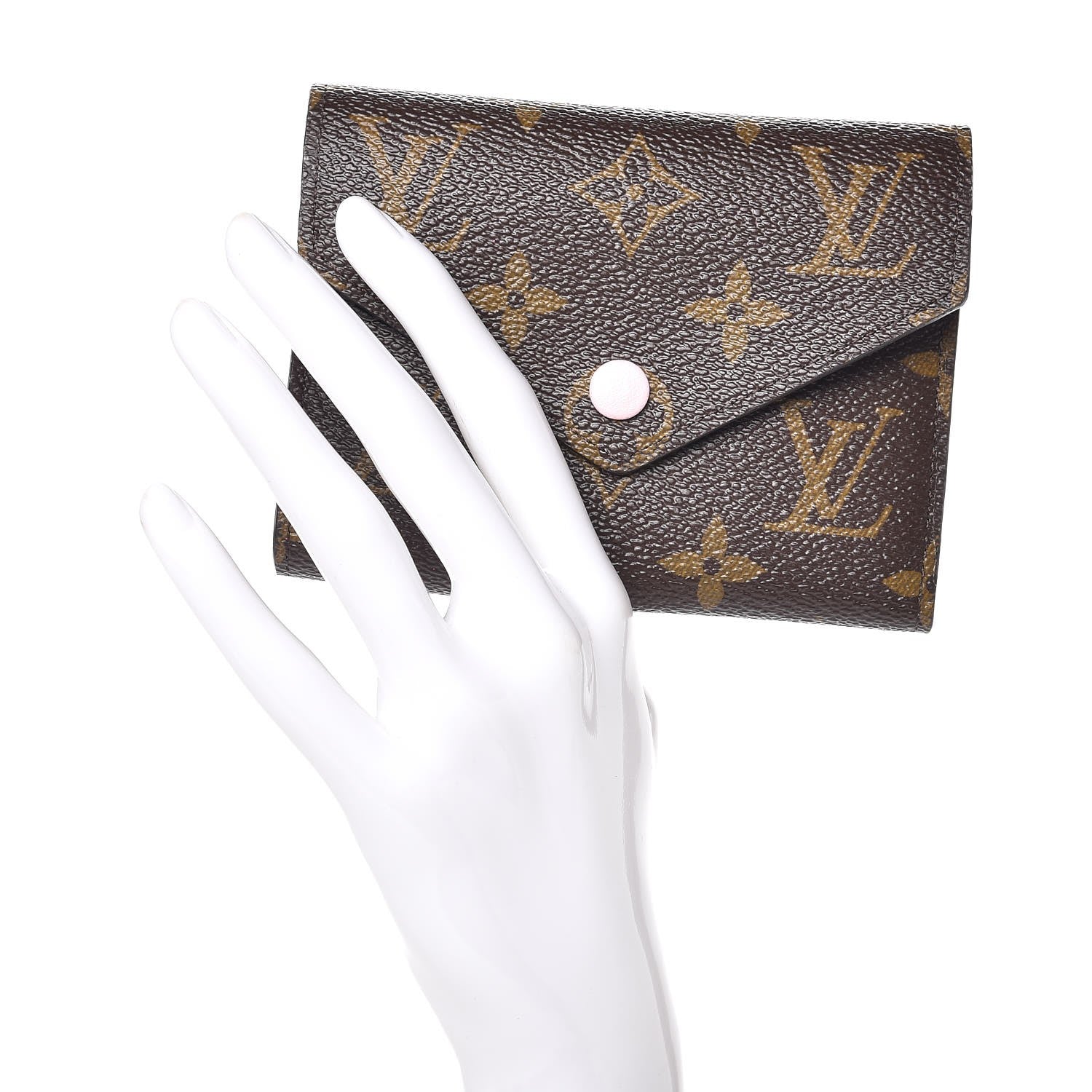 Louis Vuitton Monogram Victorine Wallet Rose Ballerine 2 of 9