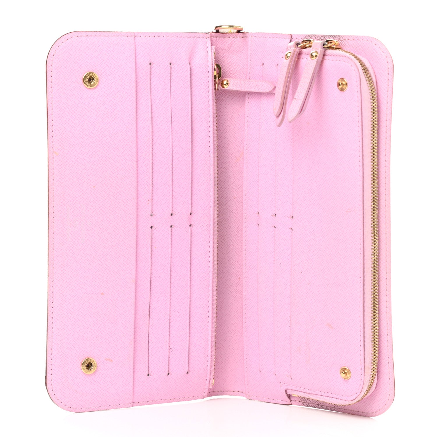Louis Vuitton Monogram Multicolor Insolite Wallet White Litchi 5 of 9