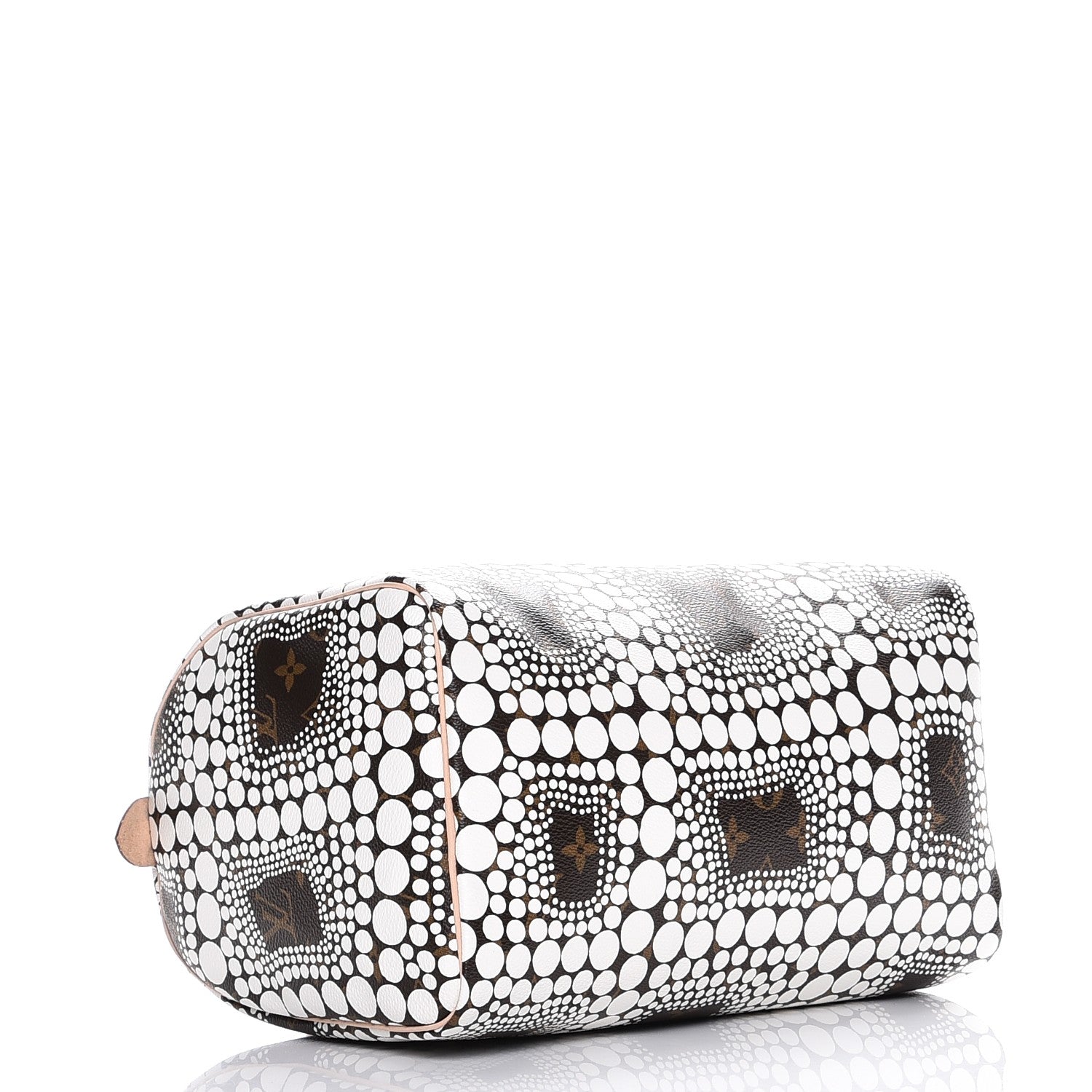 Louis Vuitton Monogram Kusama Town Speedy 30 White 4 of 7