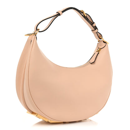 Fendi Vitello Grace Matte Small Fendigraphy Hobo Bag Light Rose 3 of 11
