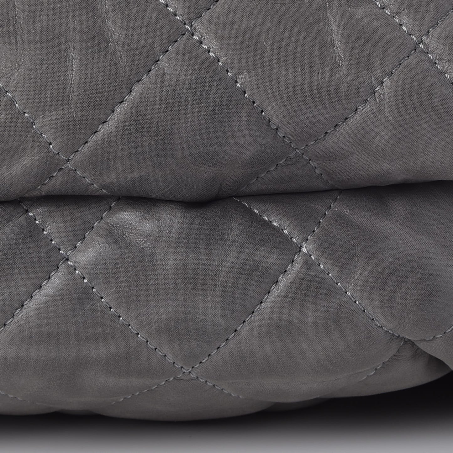 Iridescent Calfskin Quilted In The Mix Backpack Grey