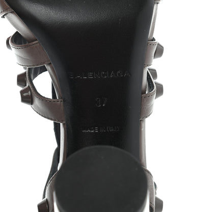 Balenciaga Calfskin Giant Covered Arena Sandals 37 Gris Asphalt 7 of 7