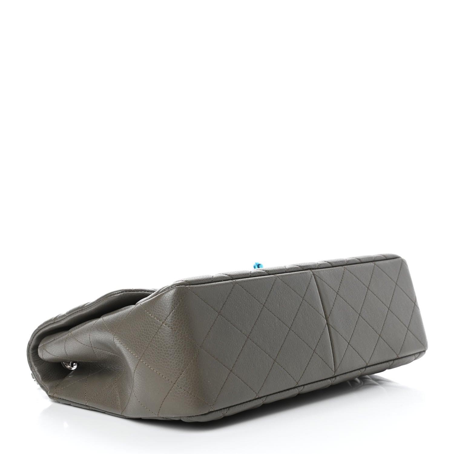 Chanel Caviar Quilted Jumbo Single Flap Grey 3 of 4