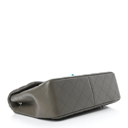 Chanel Caviar Quilted Jumbo Single Flap Grey 3 of 4