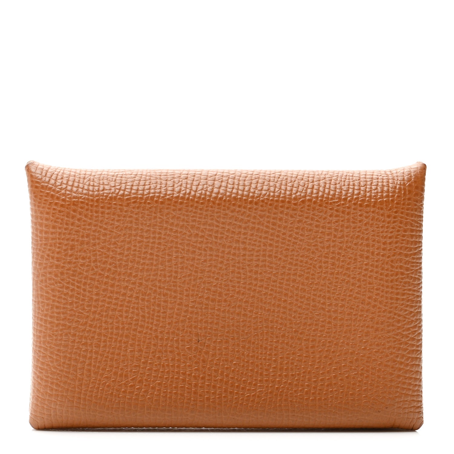 Hermes Epsom Calvi Card Case Gold 1 of 7