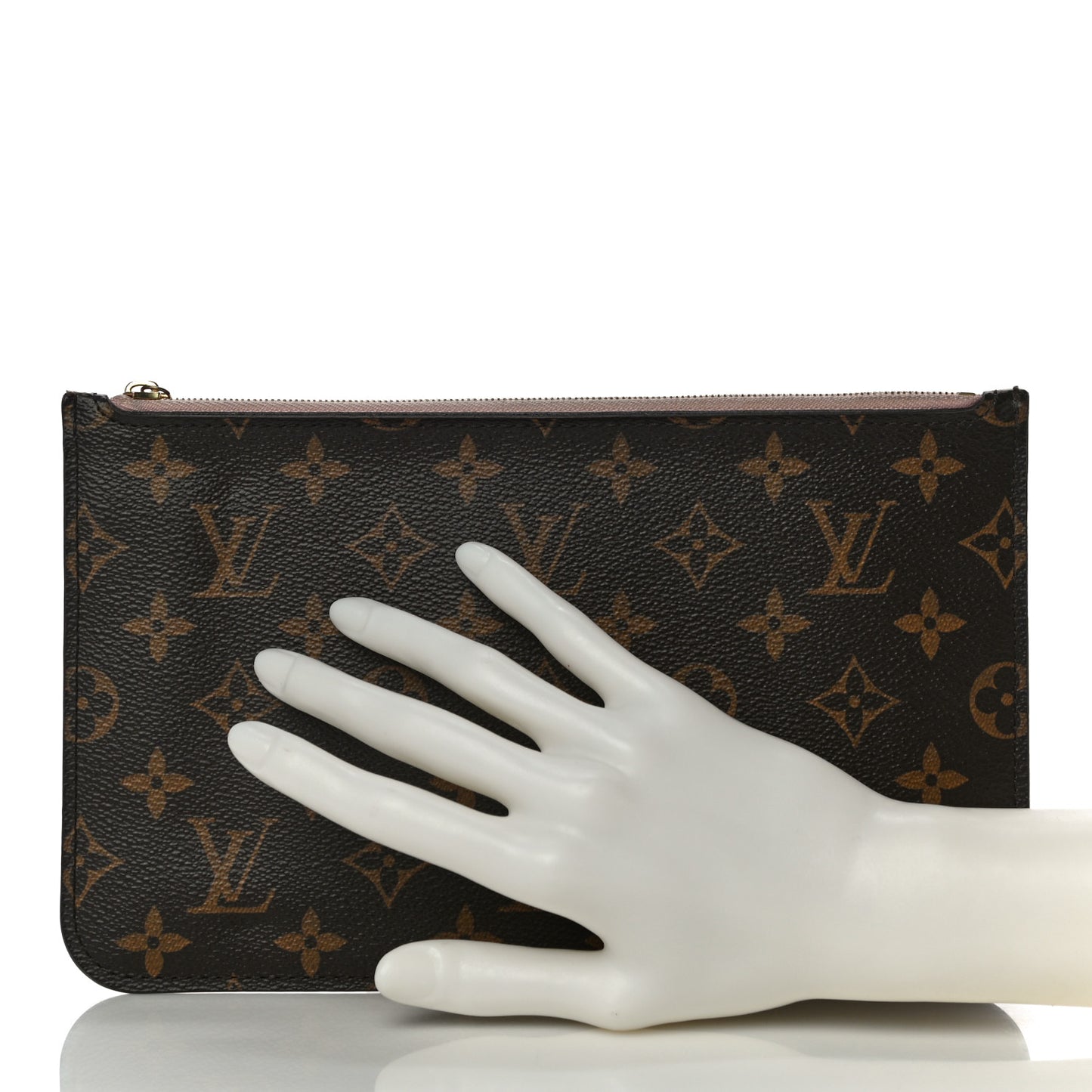 Monogram Neverfull MM GM Pochette Rose Ballerine