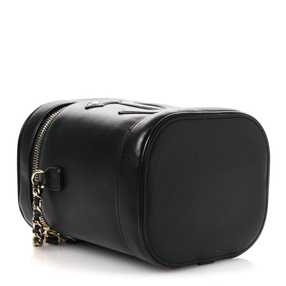 Chanel Lambskin Timeless Vanity Cosmetic Case Black 4 of 12