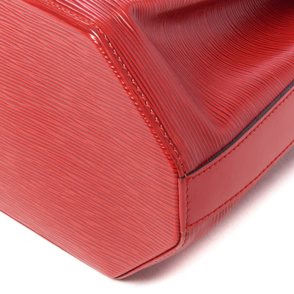 Louis Vuitton Epi Sac D'Epaule Castillan Red 4 of 8
