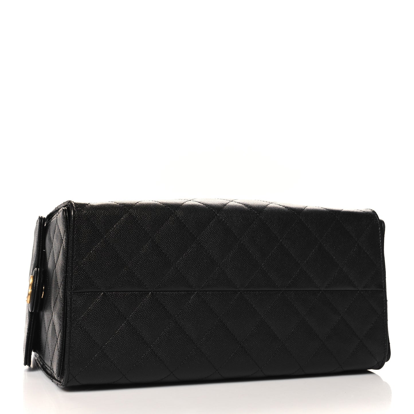 Caviar Quilted Medium Chanel 25 Handbag Black