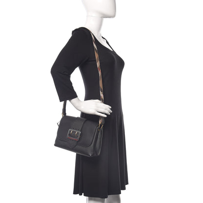 Burberry Soft Grain Calfskin Small Medley Crossbody Black 2 of 10