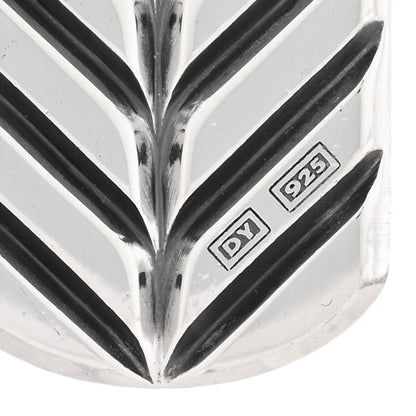 David Yurman Sterling Silver 35mm Chevron Tag Pendant 3 of 3
