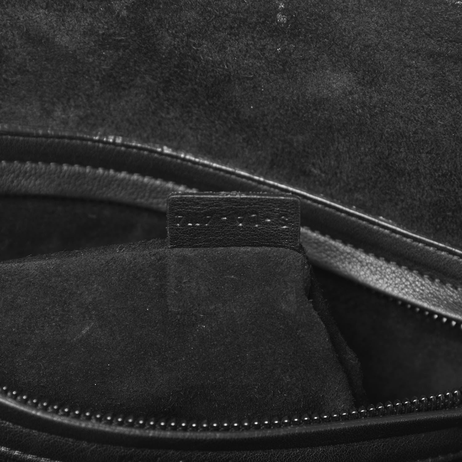 Celine Grained Calfskin Medium Phantom Luggage Black 8 of 12
