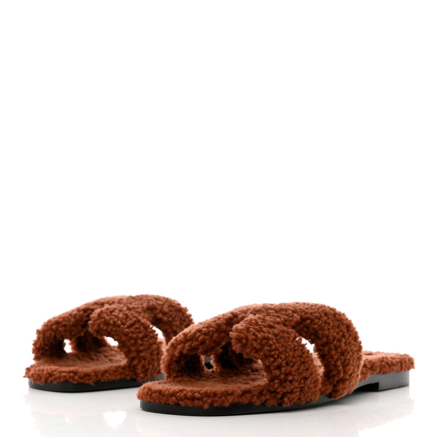 Woolskin Oran Sandals 39 Cognac