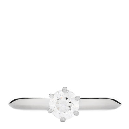 Tiffany Platinum Diamond .46ct Solitaire Engagement Ring 50 5.5 1 of 7