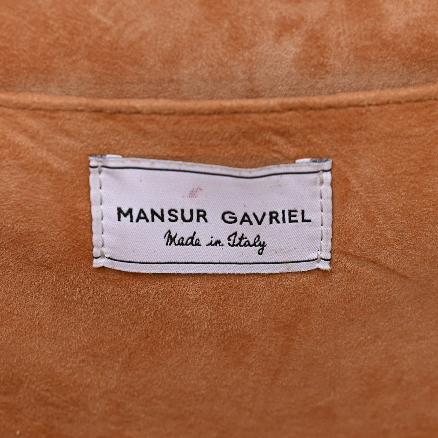 Mansur Gavriel Calfskin Circle Crossbody Bag Camello 6 of 9