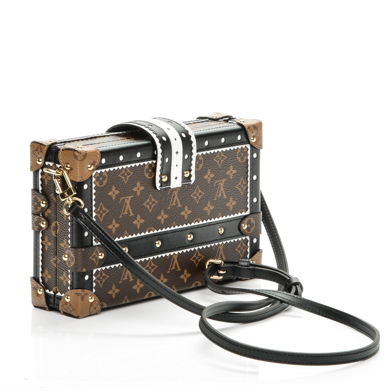 Louis Vuitton Monogram Petite Malle Black 3 of 7