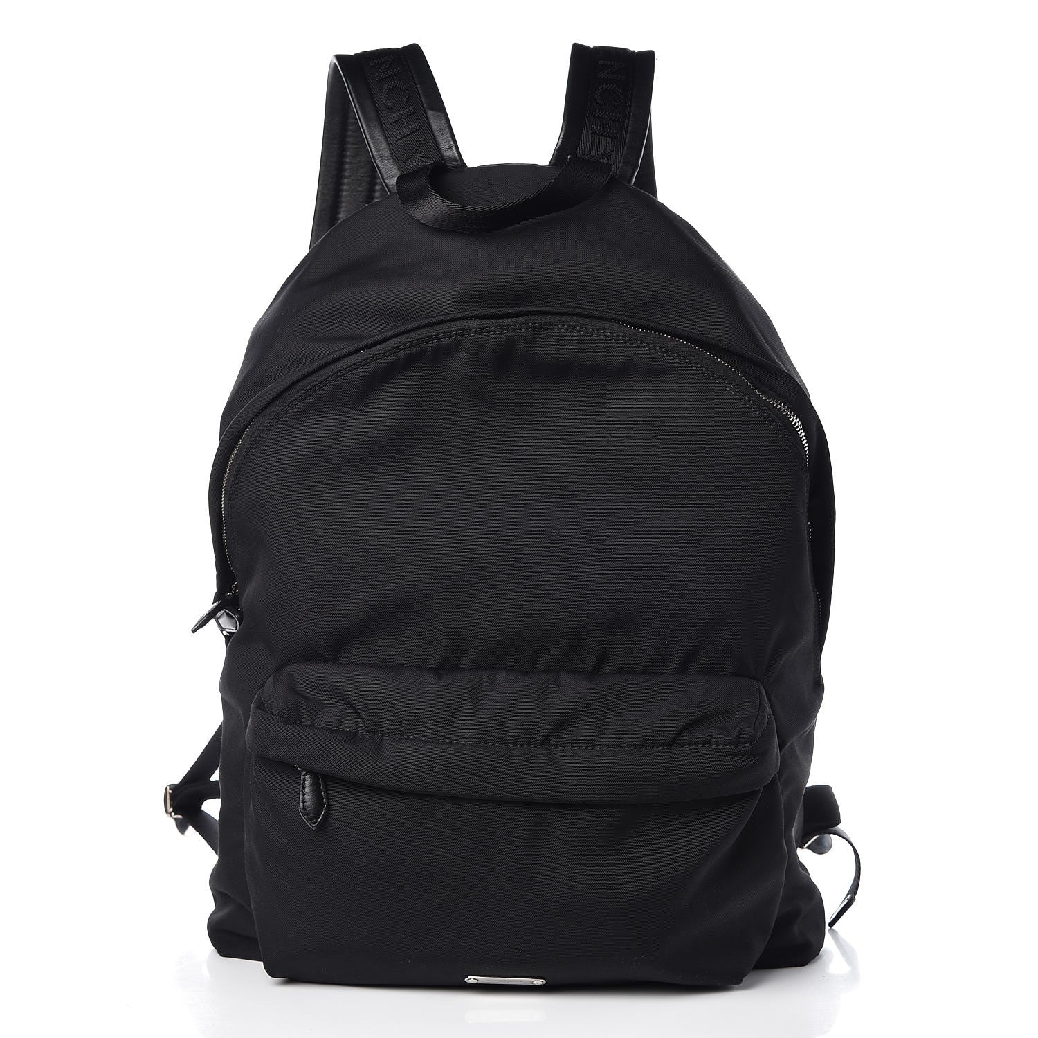 Givenchy Cotton Metal Plate Backpack Black 4 of 12