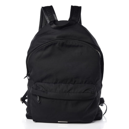 Givenchy Cotton Metal Plate Backpack Black 4 of 12