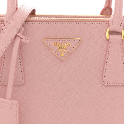 Prada Saffiano Lux Small Double Zip Tote Orchidea 9 of 11