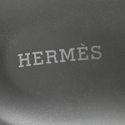Hermes Mini Stud Calfskin Womens Chypre Sandals 39 Black 6 of 8