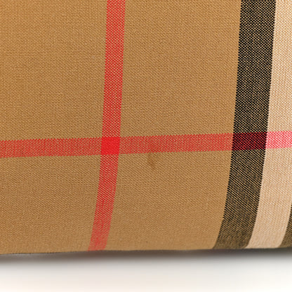 Burberry Vintage Rainbow Check Shopper Tote White 11 of 13