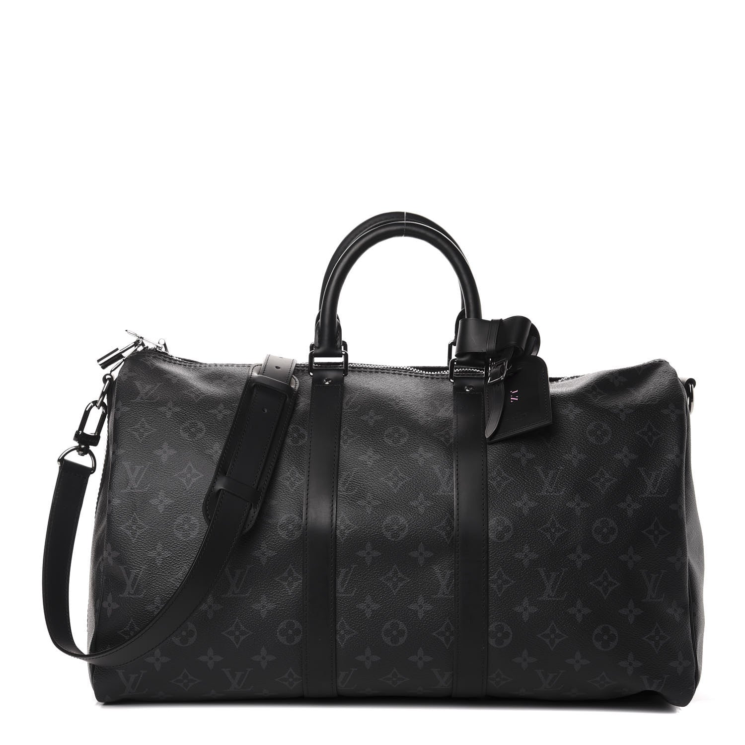 Louis Vuitton Monogram Eclipse Keepall Bandouliere 45 1 of 9
