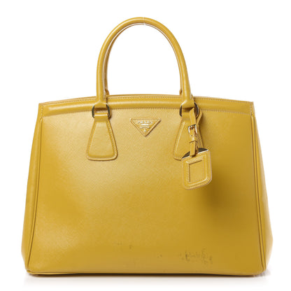 Prada Saffiano Vernice Parabole Tote Mimosa 1 of 13