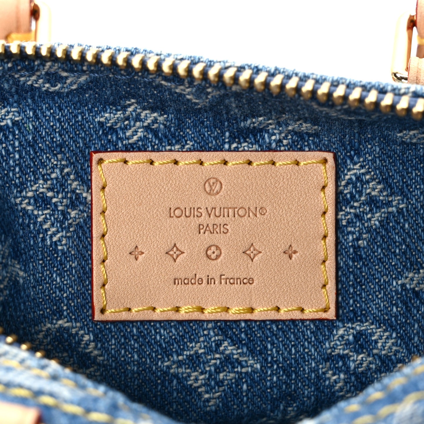 Monogram Denim Nano Speedy Blue