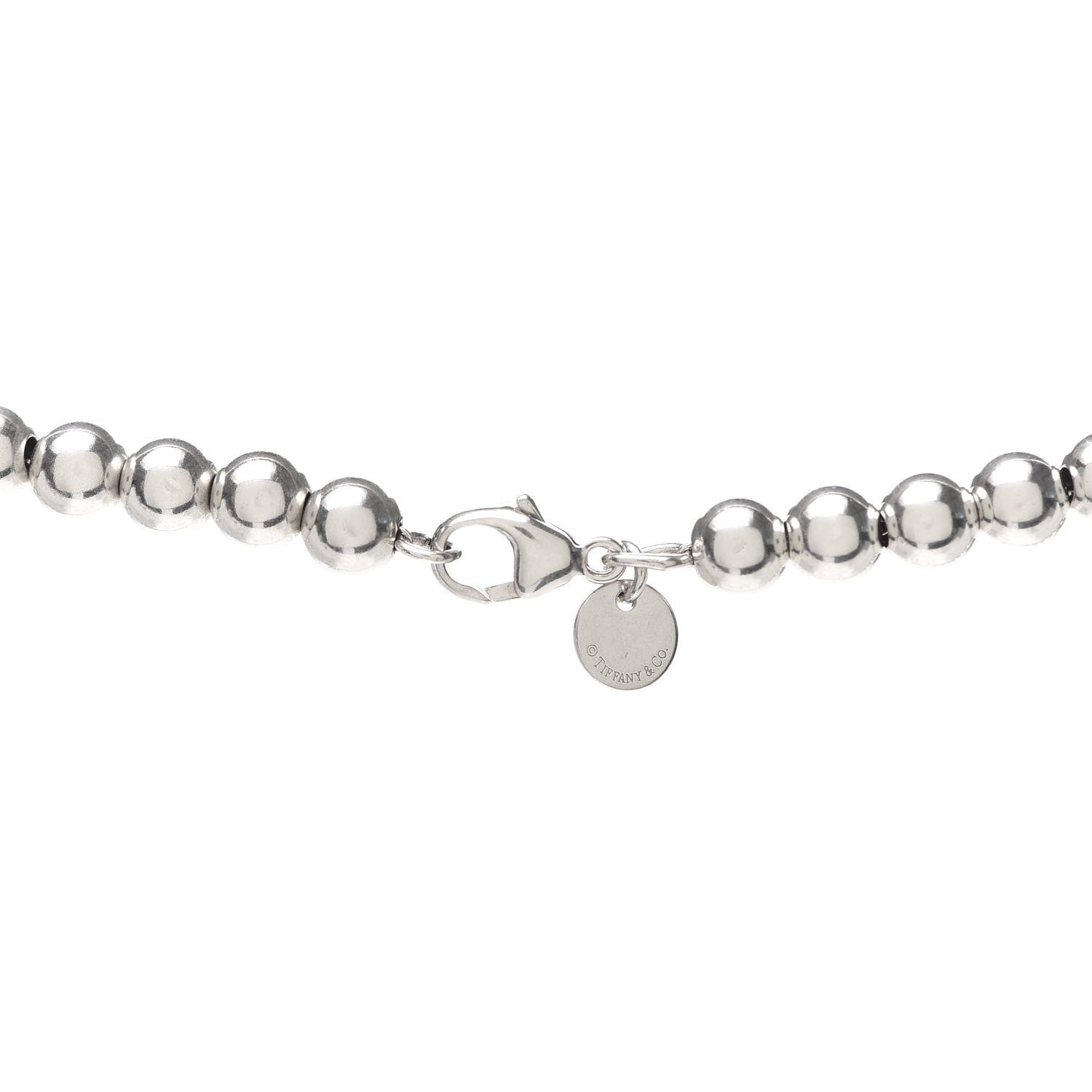 Tiffany Sterling Silver HardWear Graduated Ball Necklace 2 of 2