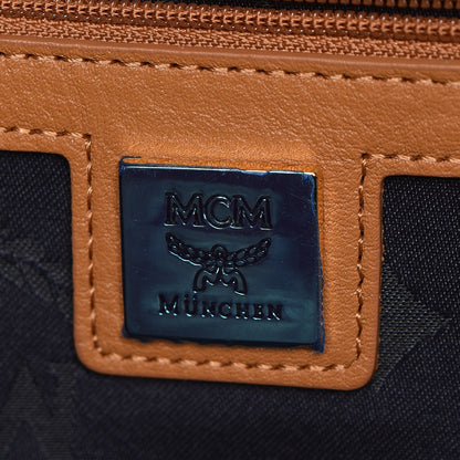 MCM Visetos Studded Medium Stark M Backpack Cognac 10 of 22