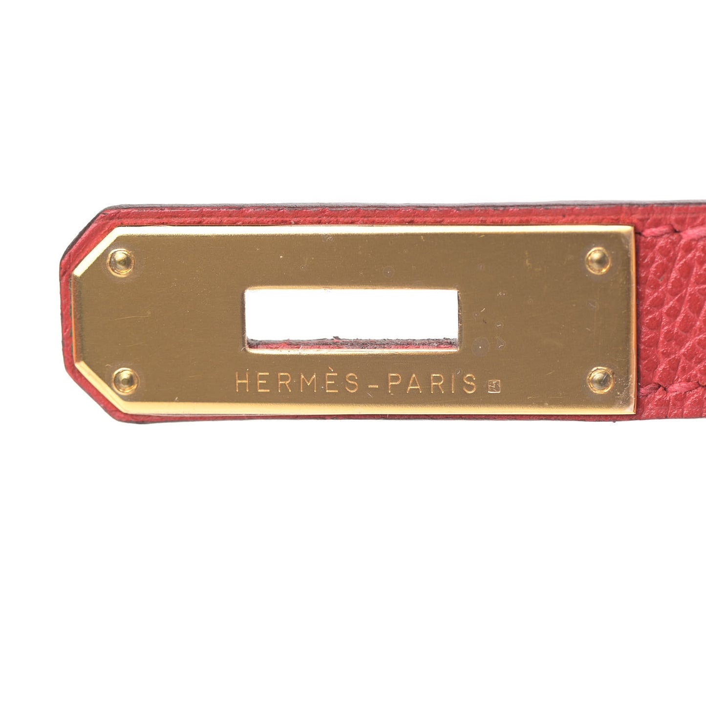 Epsom Birkin 35 Rouge Casaque