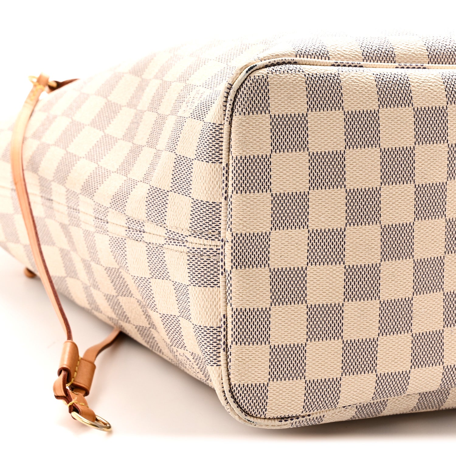 Louis Vuitton Damier Azur Neo Neverfull MM Rose Ballerine 10 of 11