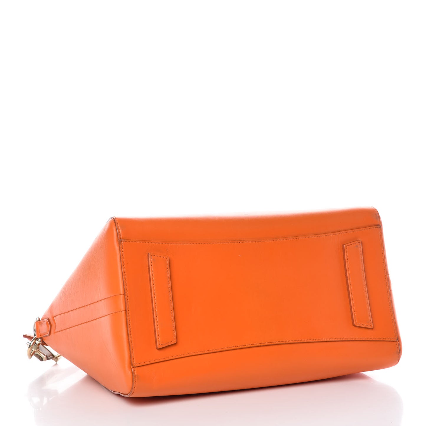 Smooth Calfskin Medium Bi-Color Antigona Orange Beige
