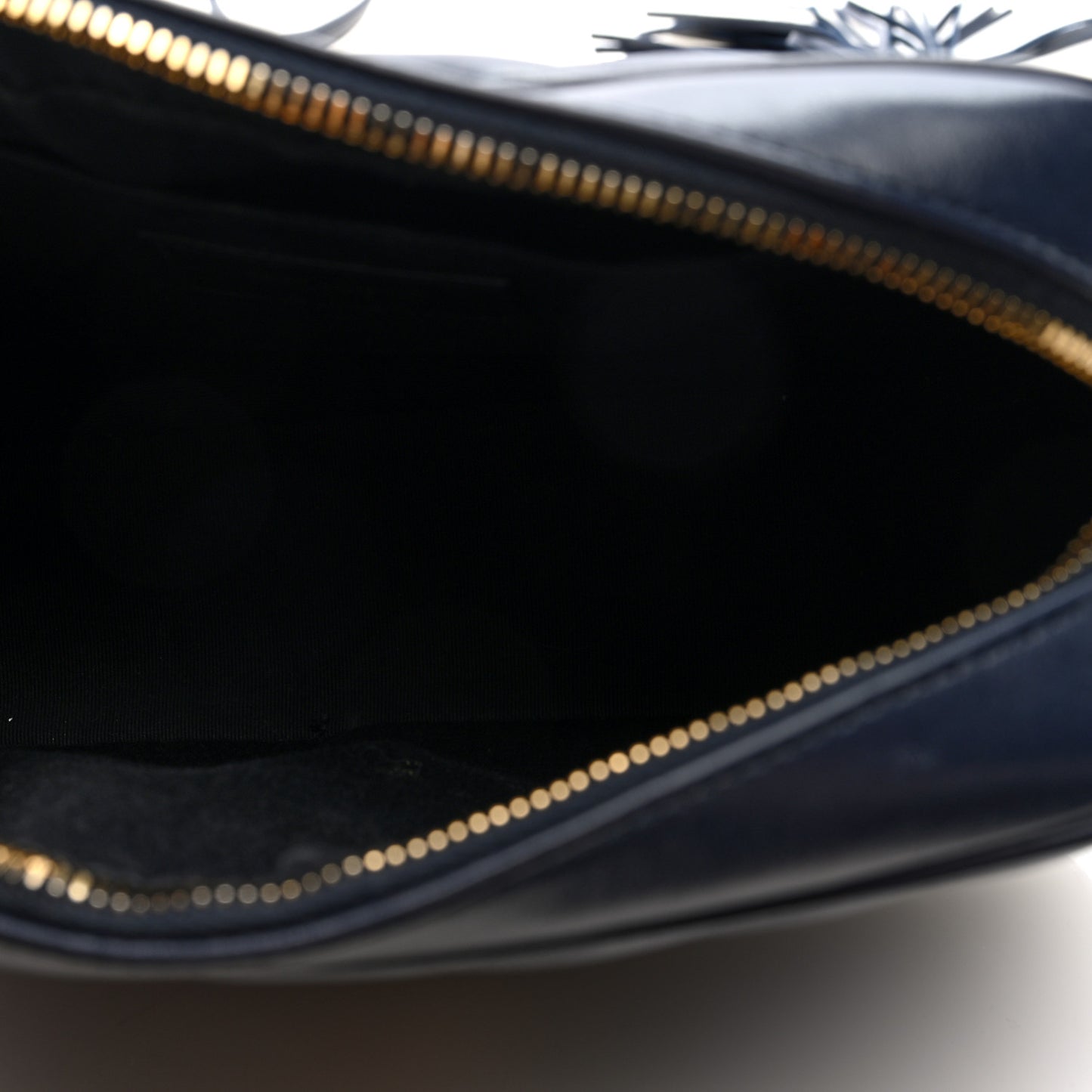 Calfskin Matelasse Monogram Lou Camera Bag Navy