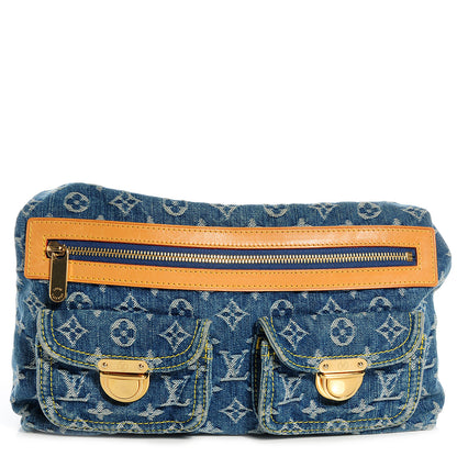 Louis Vuitton Monogram Denim Baggy PM Blue 1 of 7