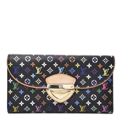 Louis Vuitton Monogram Multicolor Eugenie Wallet Black Grenade 1 of 11