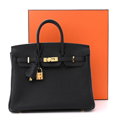 Hermes Togo Birkin 25 Black 11 of 11