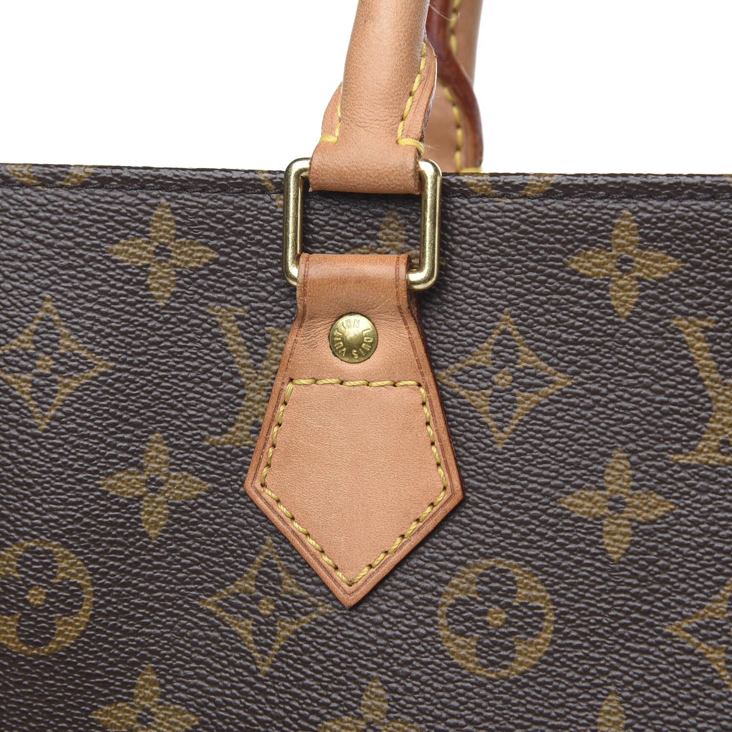 Louis Vuitton Monogram Sac Plat 12 of 13