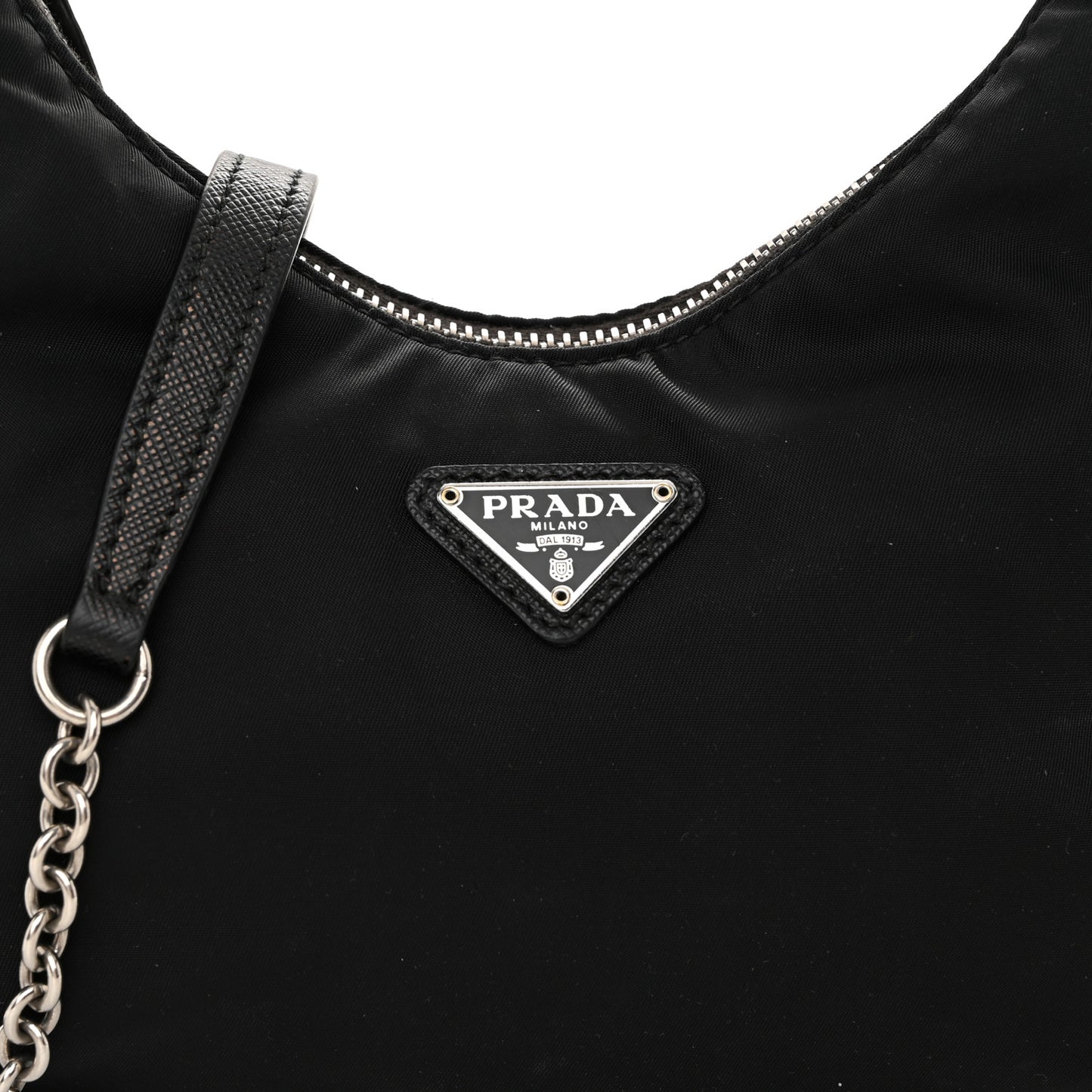 Tessuto Nylon Saffiano Re-Edition 2006 Shoulder Bag Black
