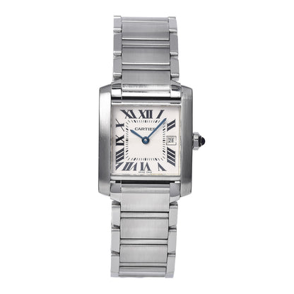 Cartier Stainless Steel 25mm Tank Francaise Quartz Watch 1 of 5