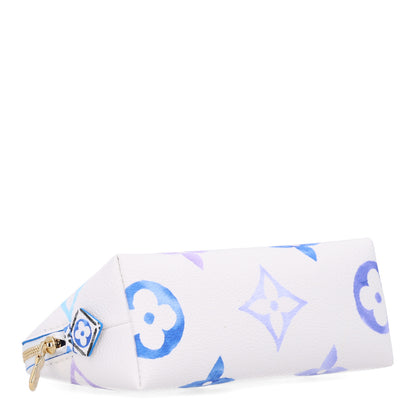 Louis Vuitton Monogram Giant By The Pool Cosmetic Pouch PM Blue 4 of 9