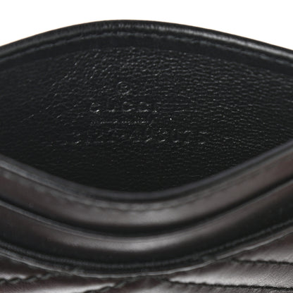 Gucci Calfskin Matelasse GG Marmont Card Holder Black 6 of 6