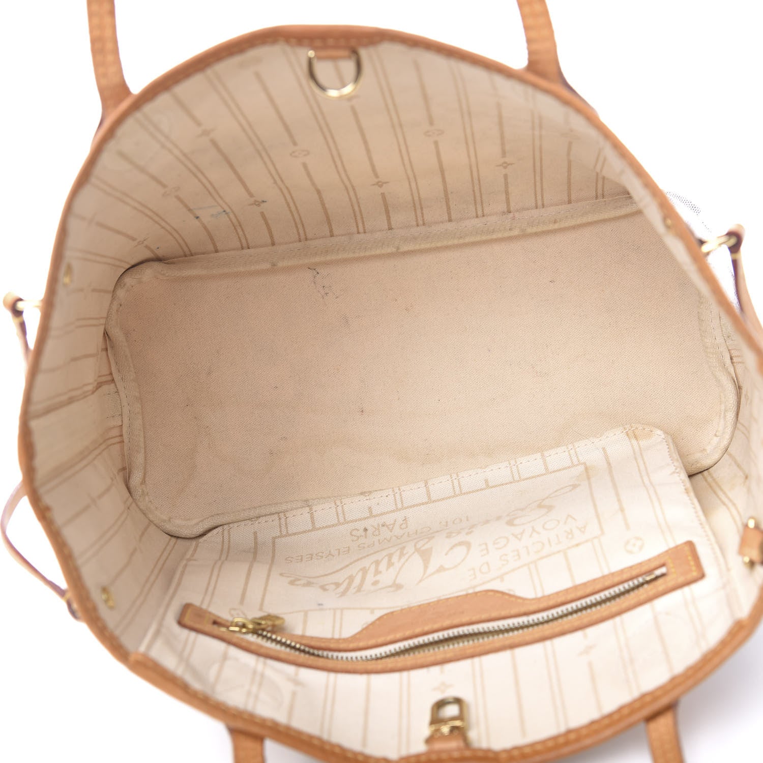 Louis Vuitton Damier Azur Neverfull PM 4 of 19