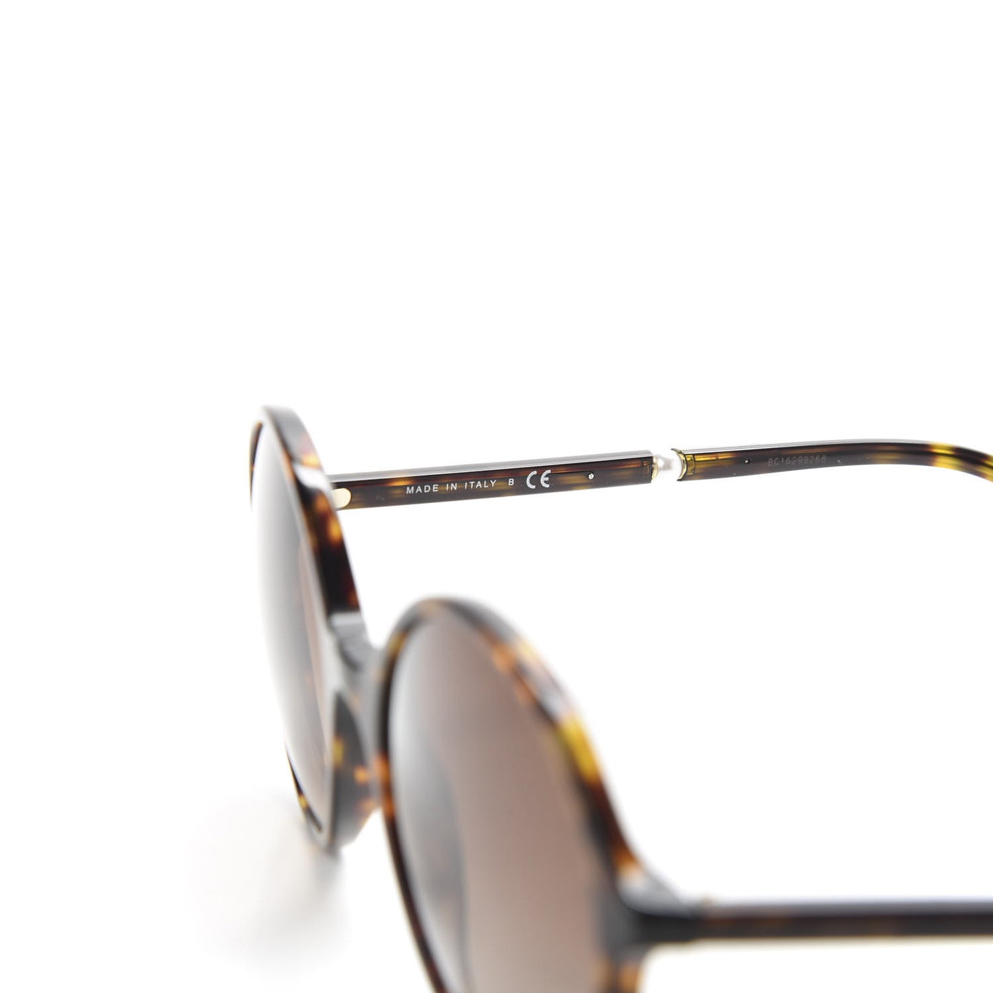 Acetate Pearl Round Sunglasses 5391 H Tortoise