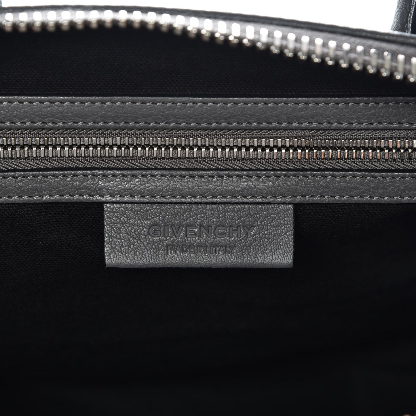 Sugar Goatskin Medium Antigona Dark Grey