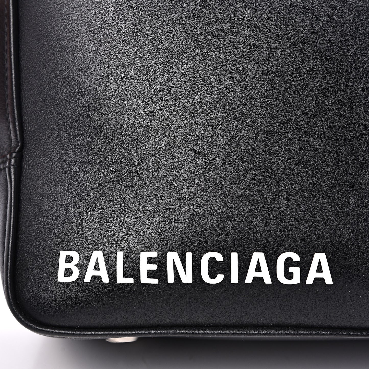 Shiny Day Calfskin XS Triangle Square Bag Black